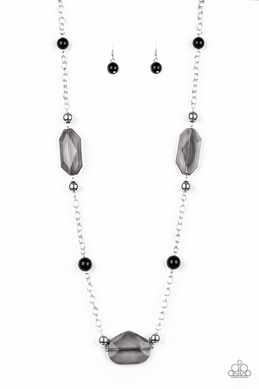 CRYSTAL CHARM - BLACK