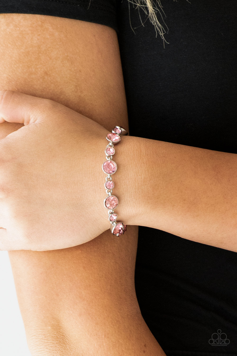 STARSTRUCK SPARKLE - PINK RHINESTONES BRACELET