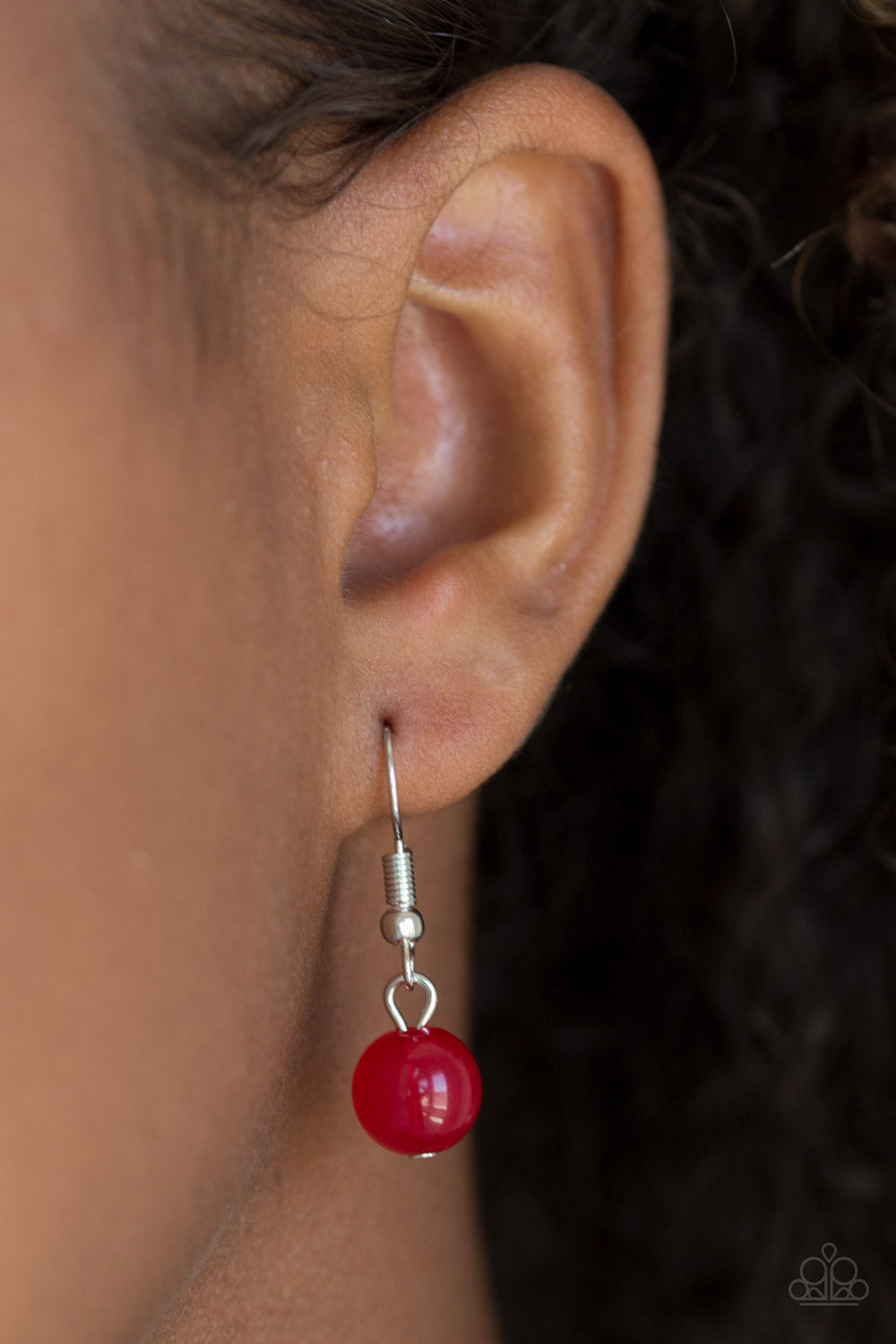 SO POP-YOU-LAR - RED TEARDROP NECKLACE