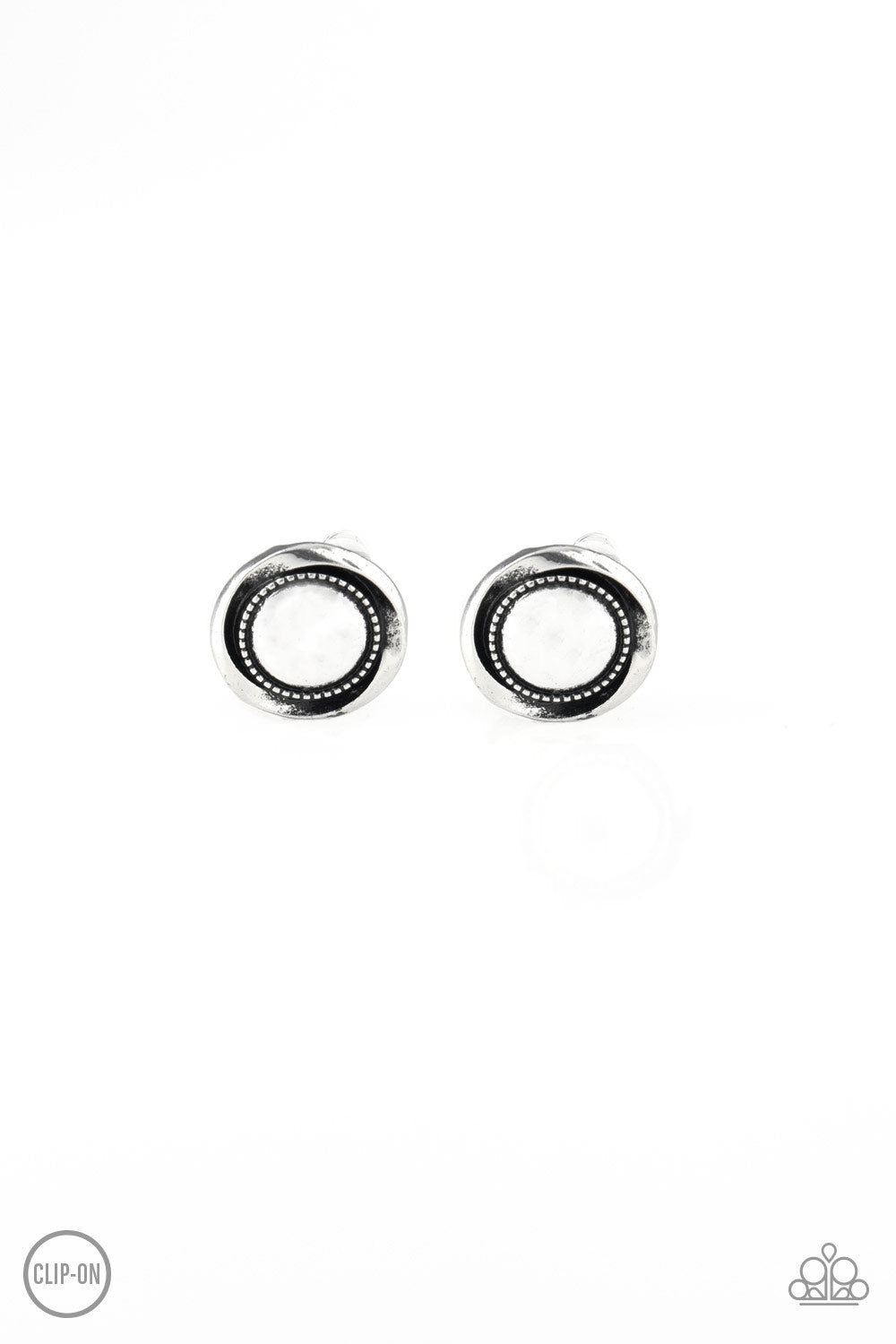 OUT OF THIS GALAXY - SILVER CLIP ON EARRINGS