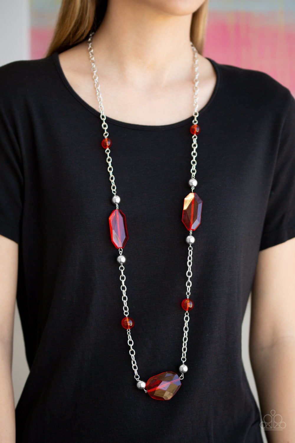 CRYSTAL CHARM - RED