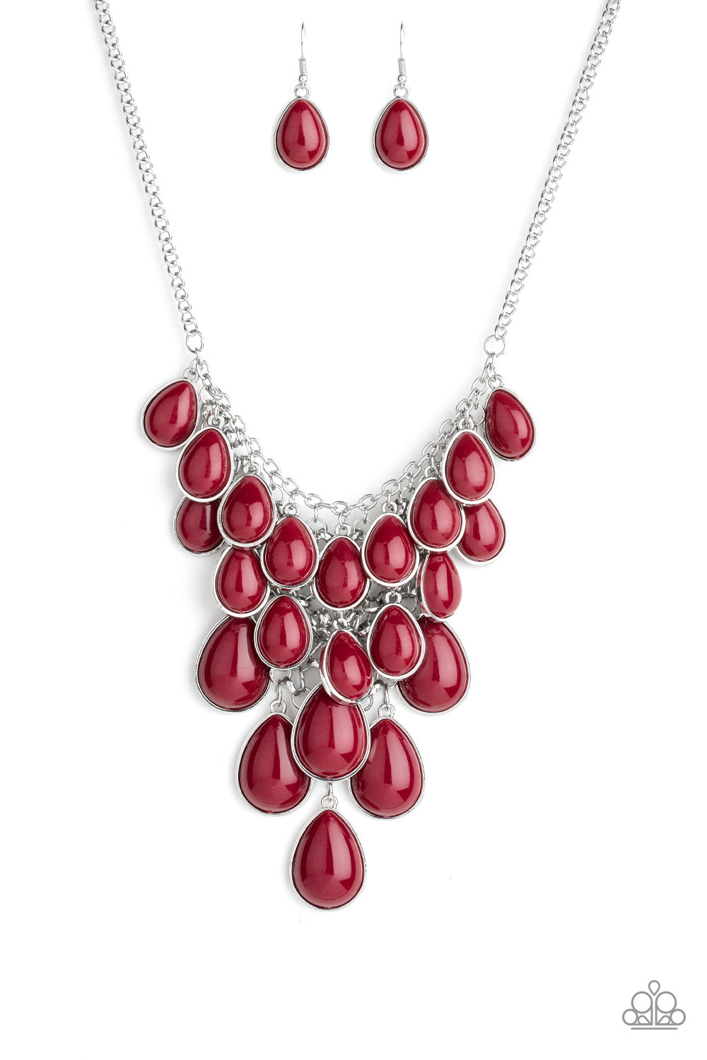 SHOP TIL YOU TEARDROP - RED