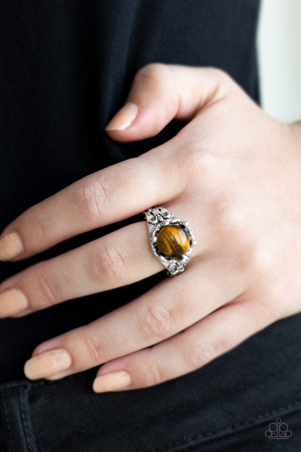 MOJAVE TREASURE - BROWN TIGER'S EYE RING