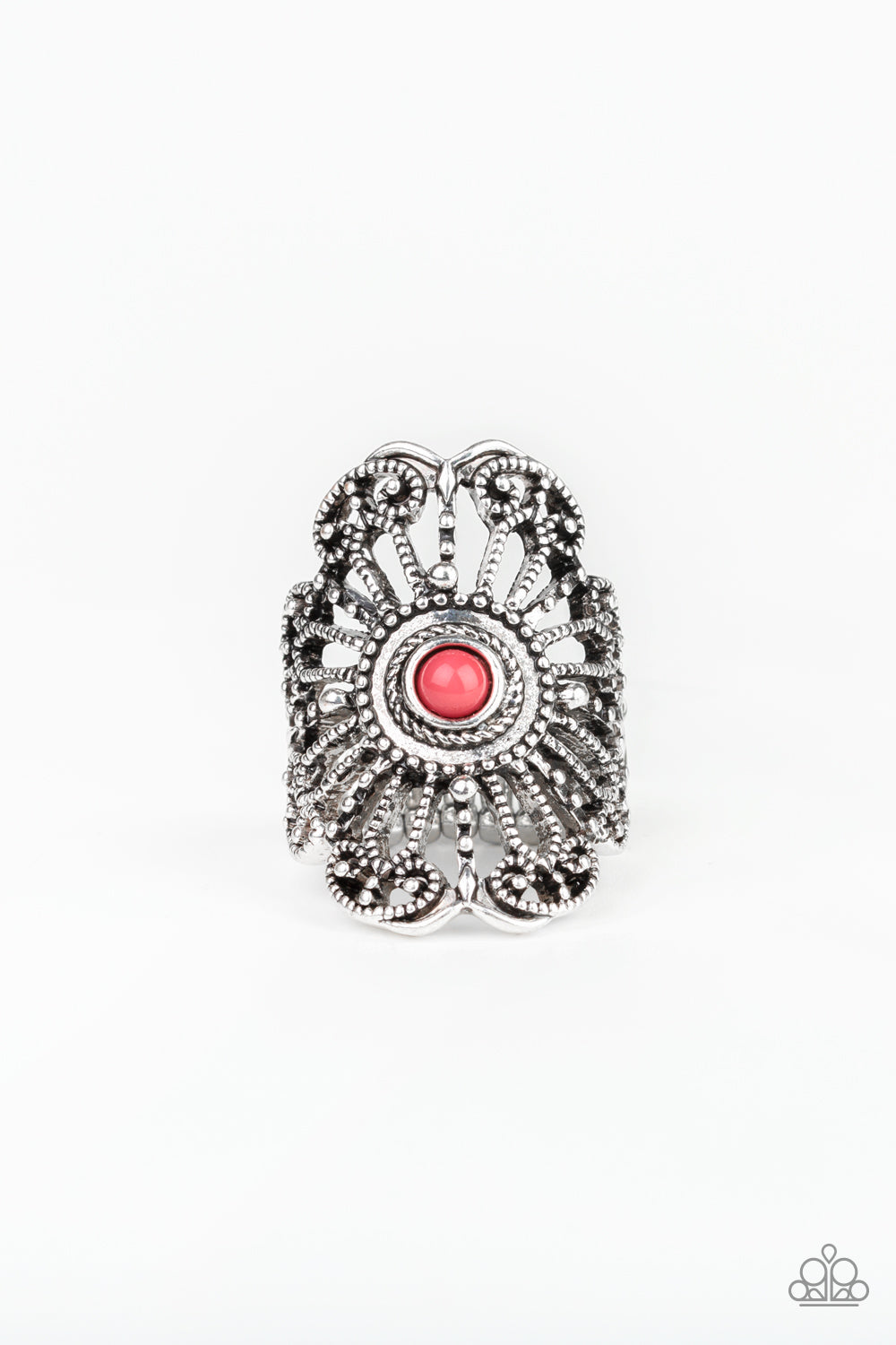 ADRIFT - PINK FILIGREE RING