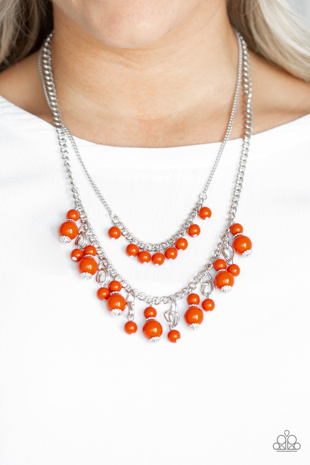 BEAUTIFULLY BEADED - ORANGE
