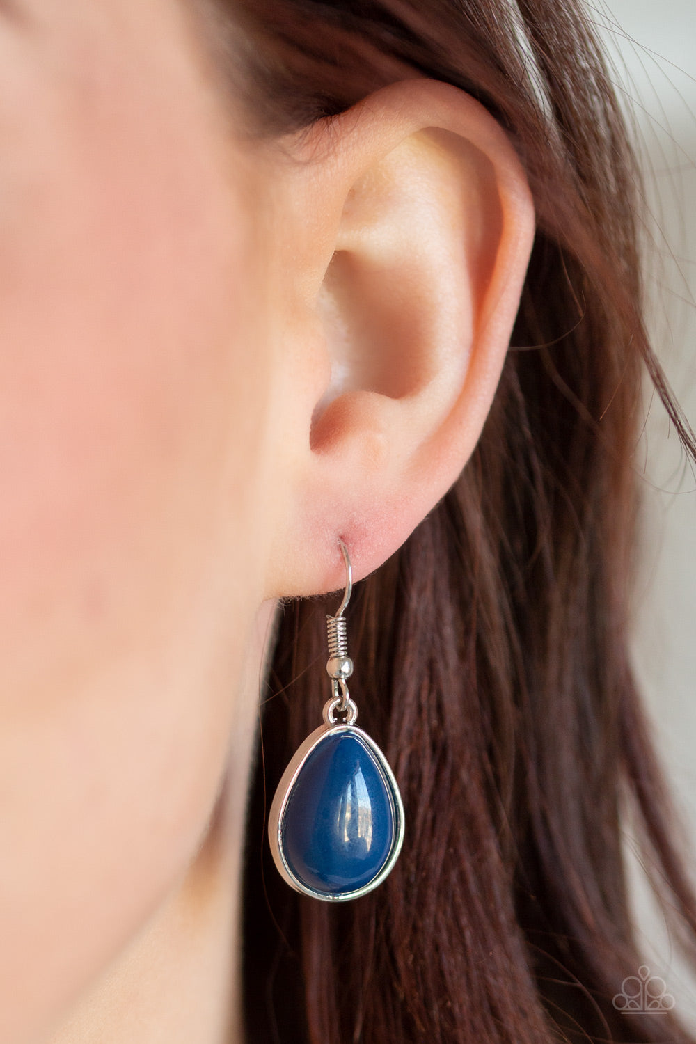 SHOP TIL YOU TEARDROP - BLUE