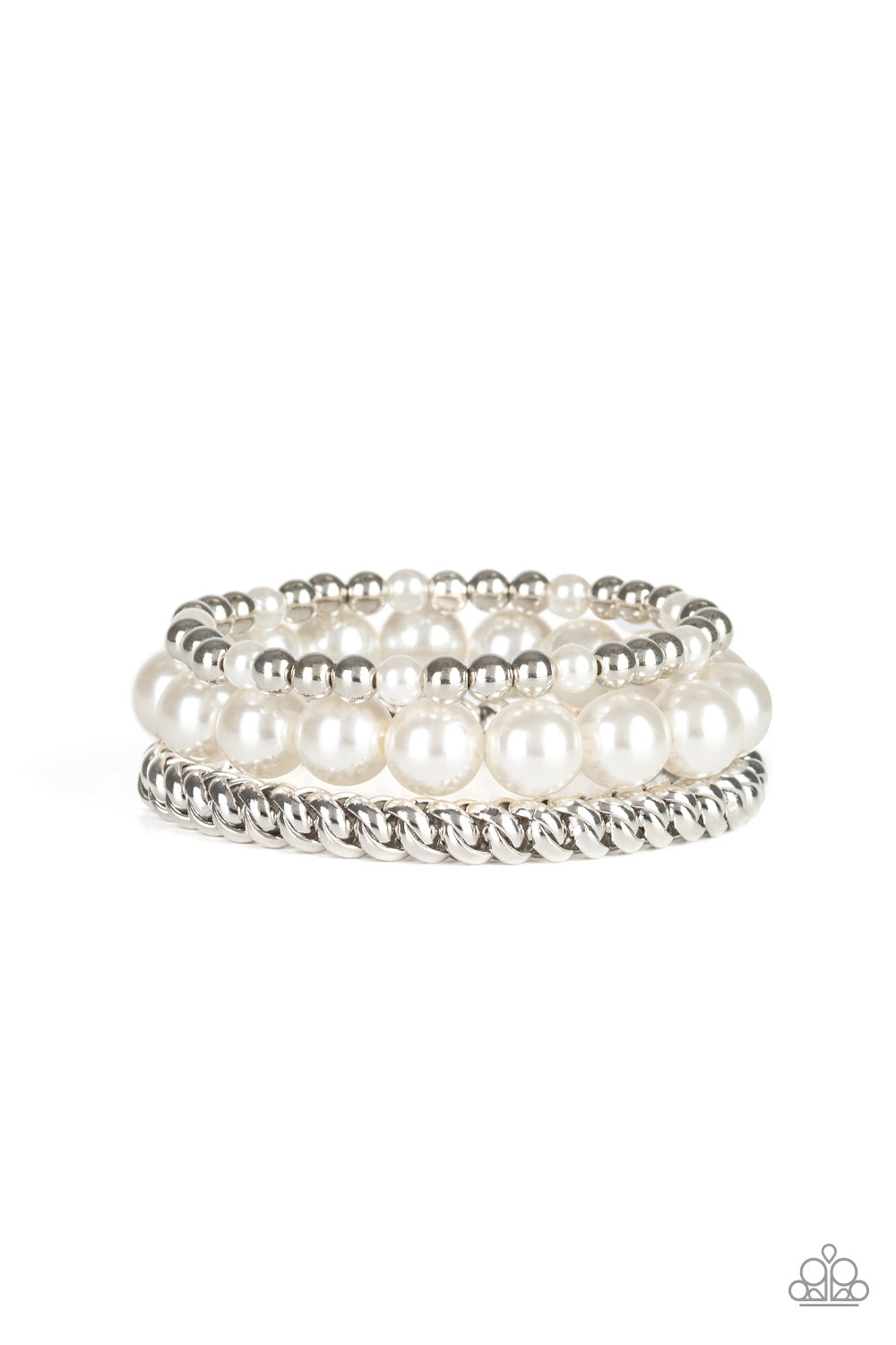 A PEARL-FECT TEN - WHITE PEARL BRACELET