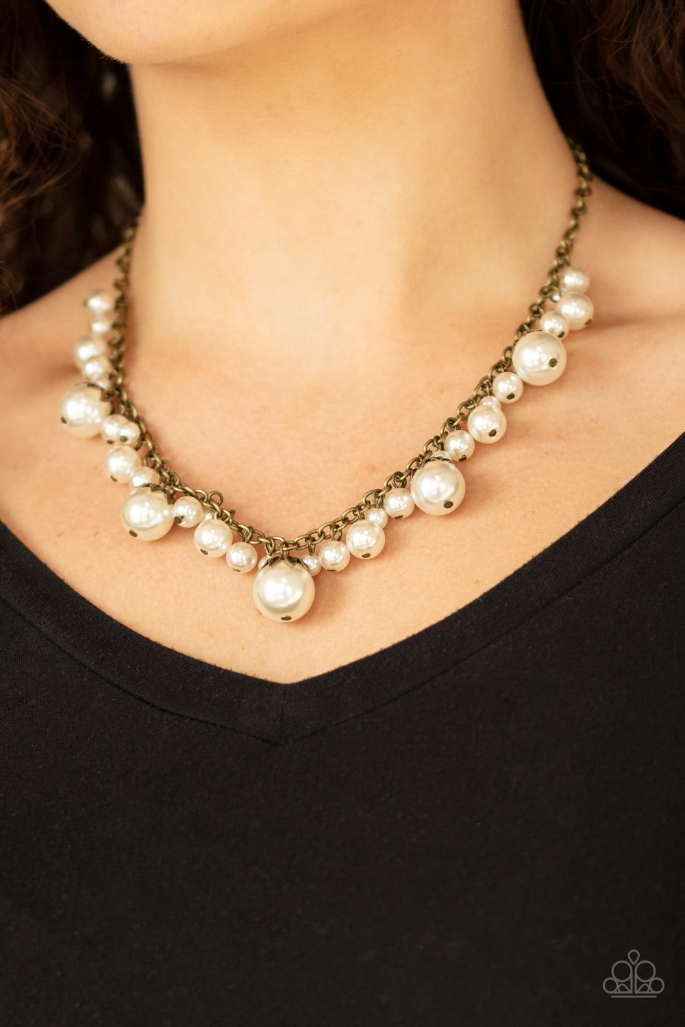 UPTOWN PEARLS - BRASS