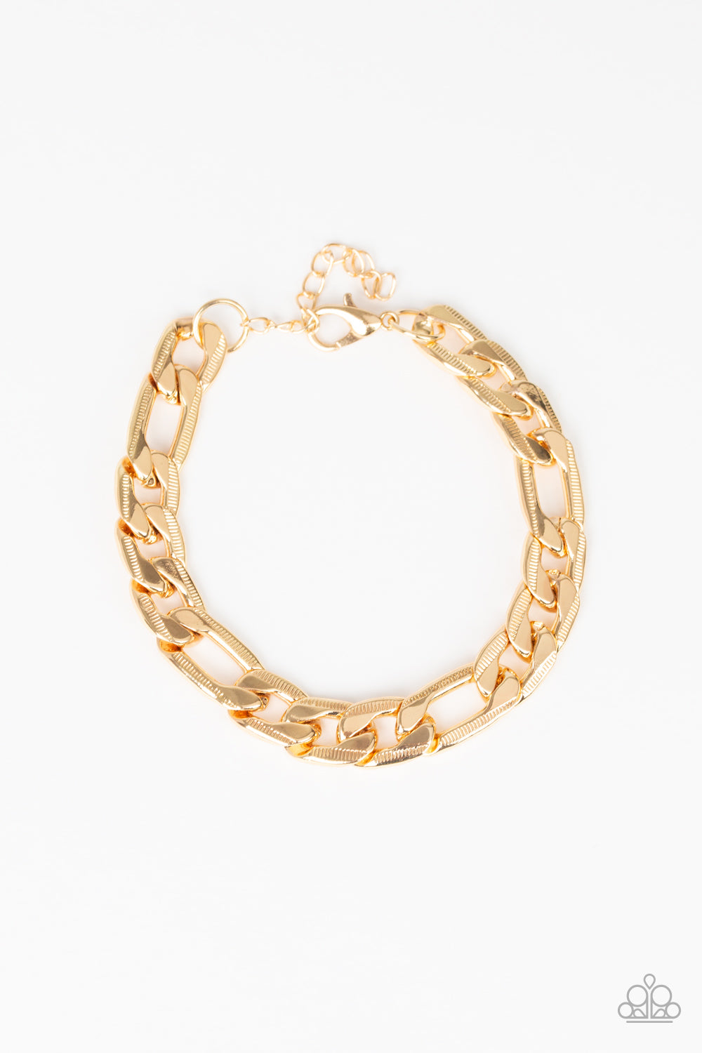 HOME TEAM - GOLD LINK MENS BRACELET