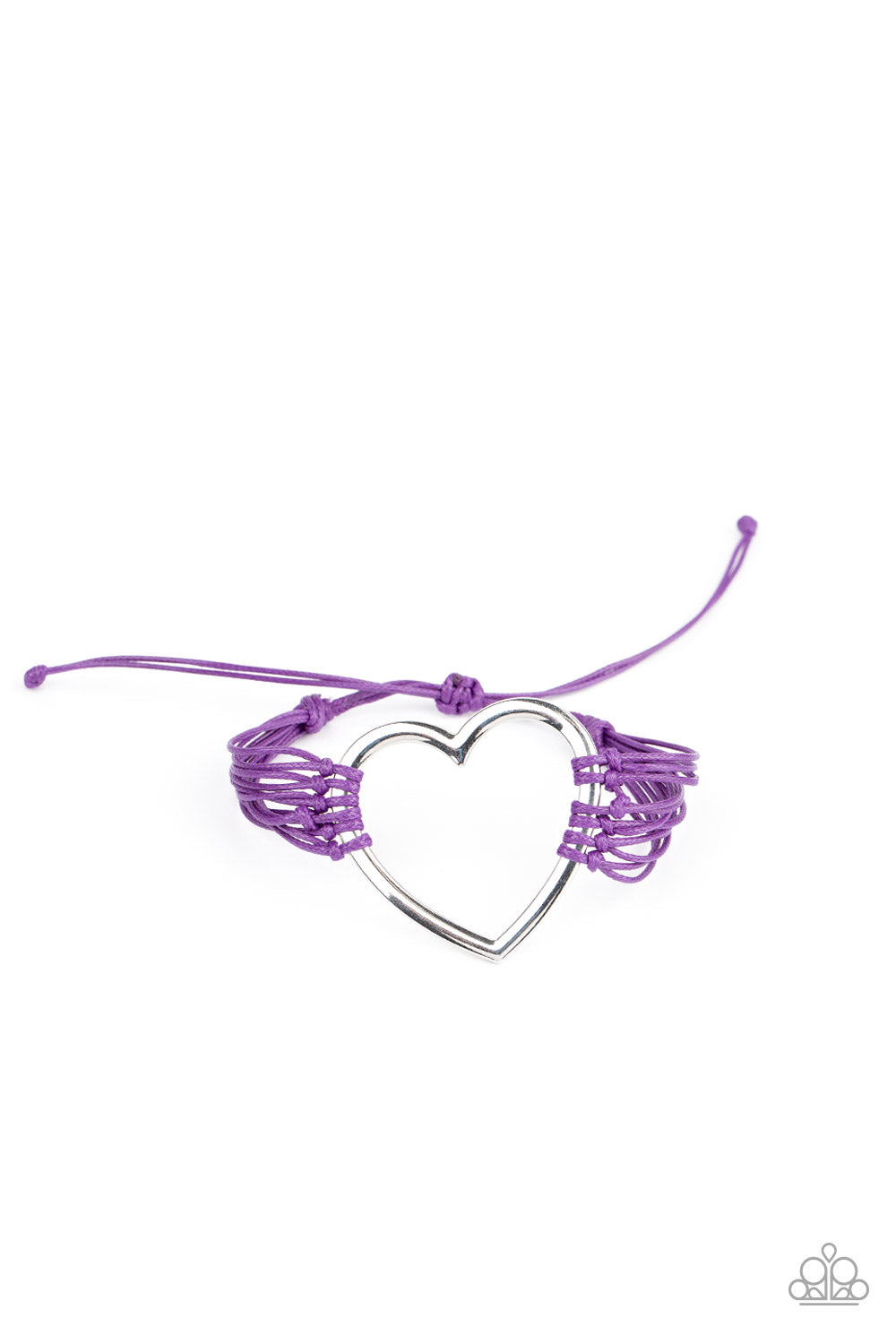 Purple on sale heart bracelet