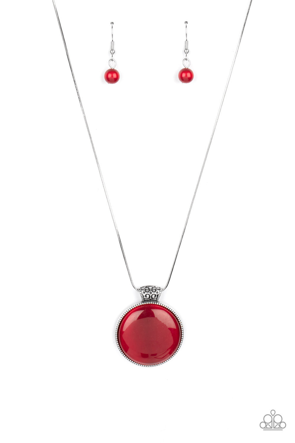 LOOK INTO MY AURA - RED MOONSTONE NECKLACE
