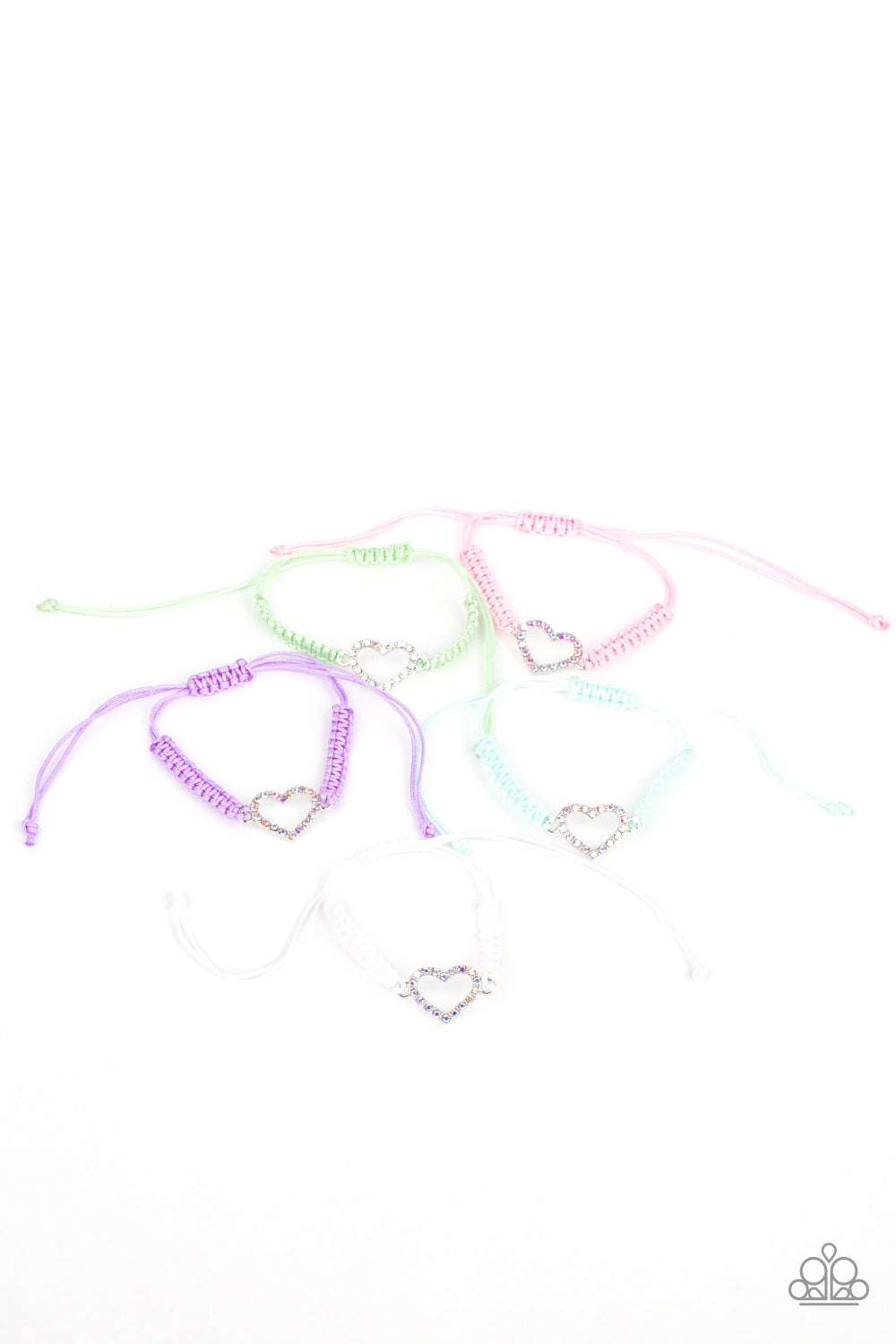 PAPARAZZI IRIDESCENT HEART DRAW STRING BRACELETS FOR KIDS – Bee's Bling Bash