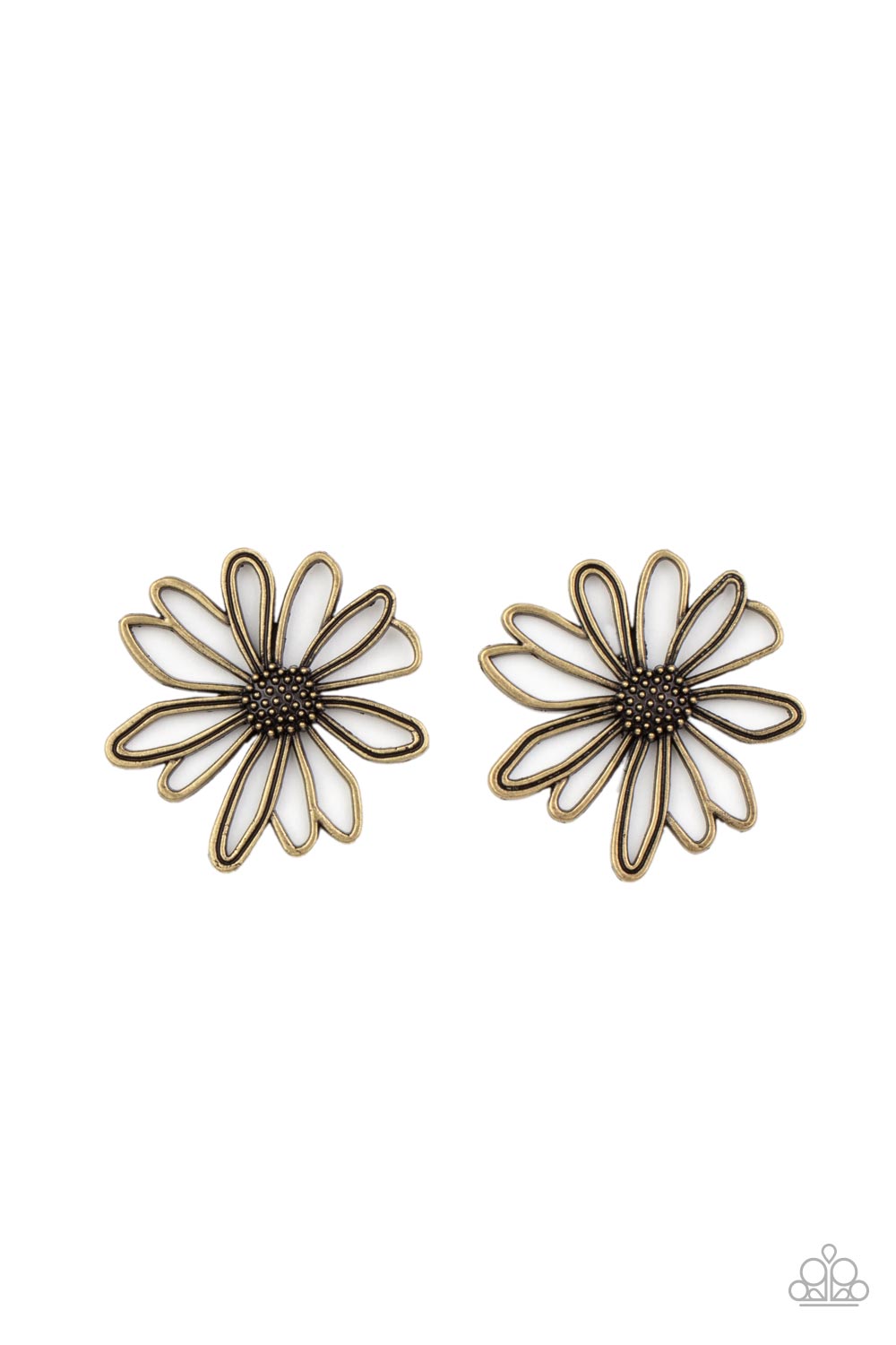 beesblingbash-artisan-arbor-brass-post earrings-paparazzi-accessories