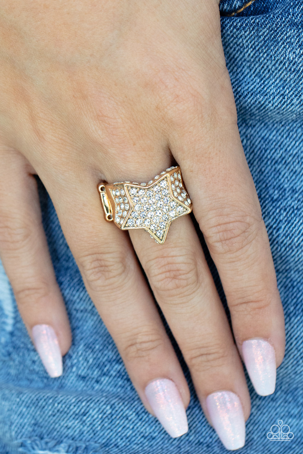 HERE COME THE FIREWORKS - GOLD STAR RING