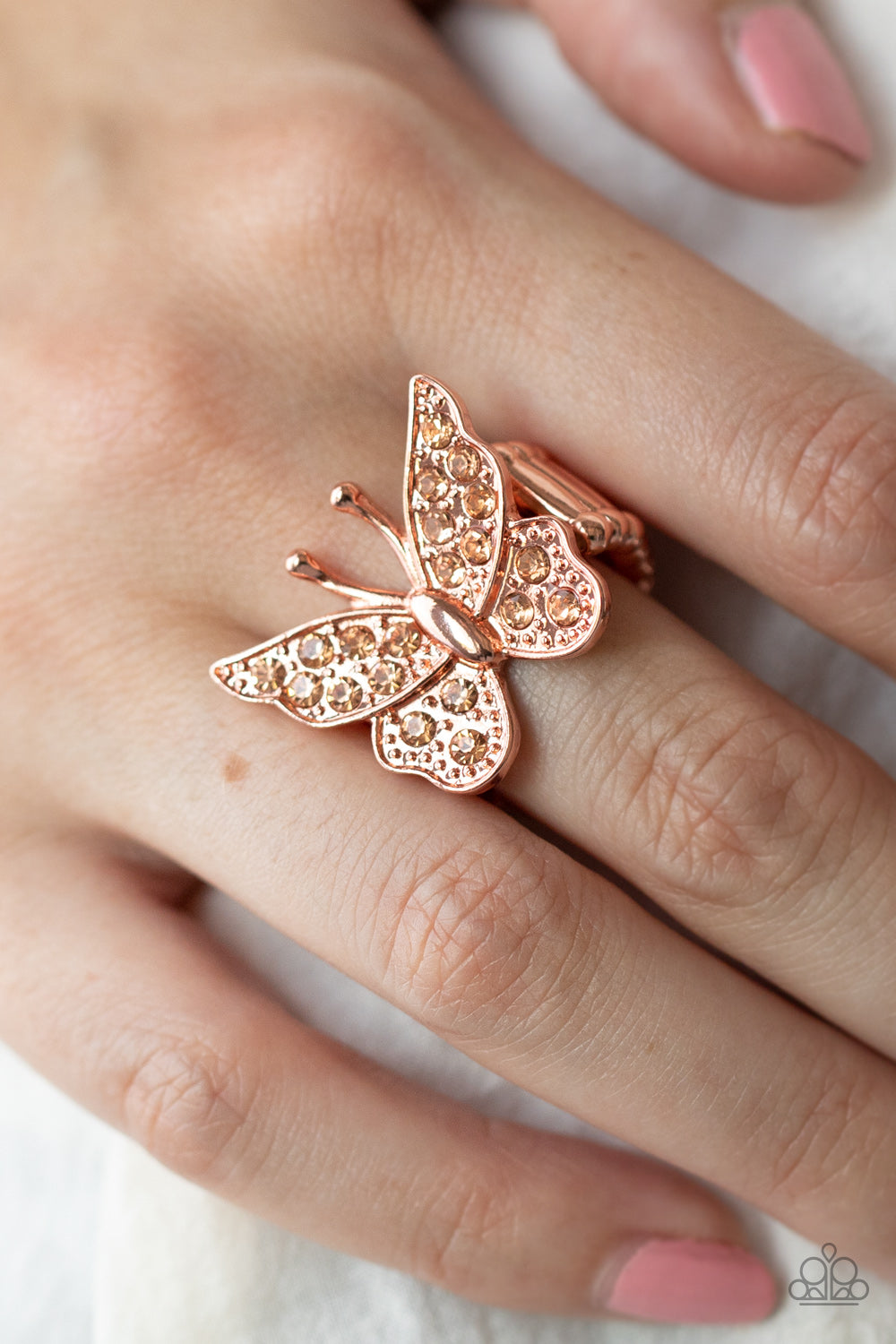 BONA FIDE BUTTERFLY - COPPER RING