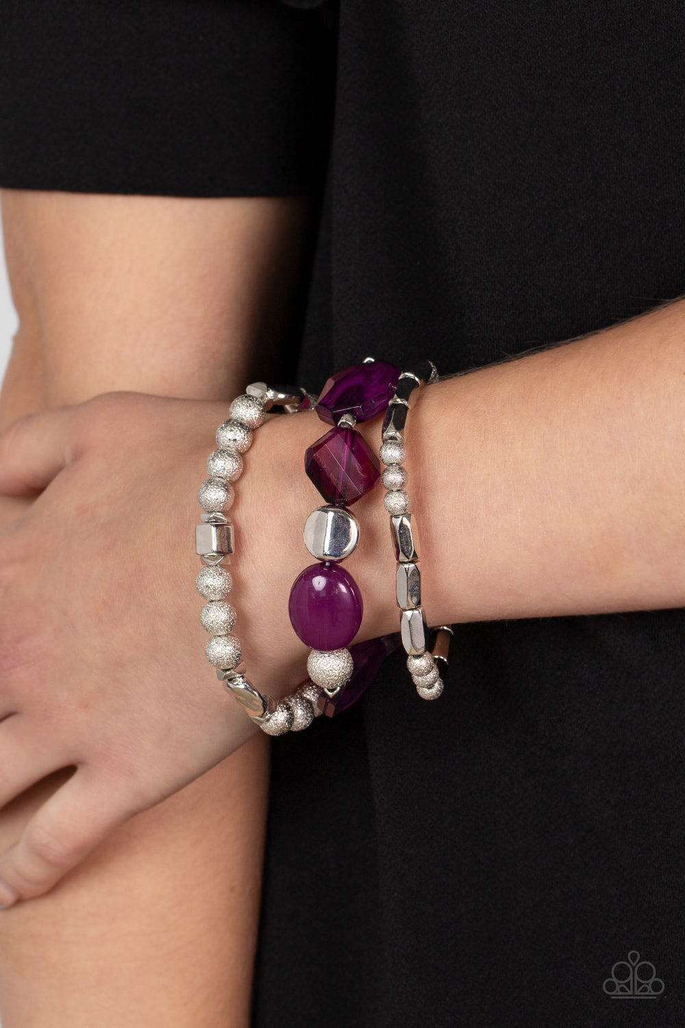 MARINA MAGIC- PURPLE STRETCH BRACELET