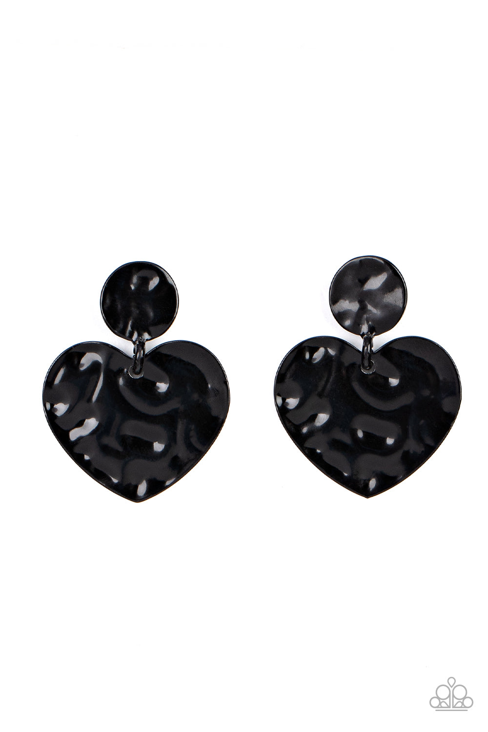 Black Heart Earrings - Dress To Express