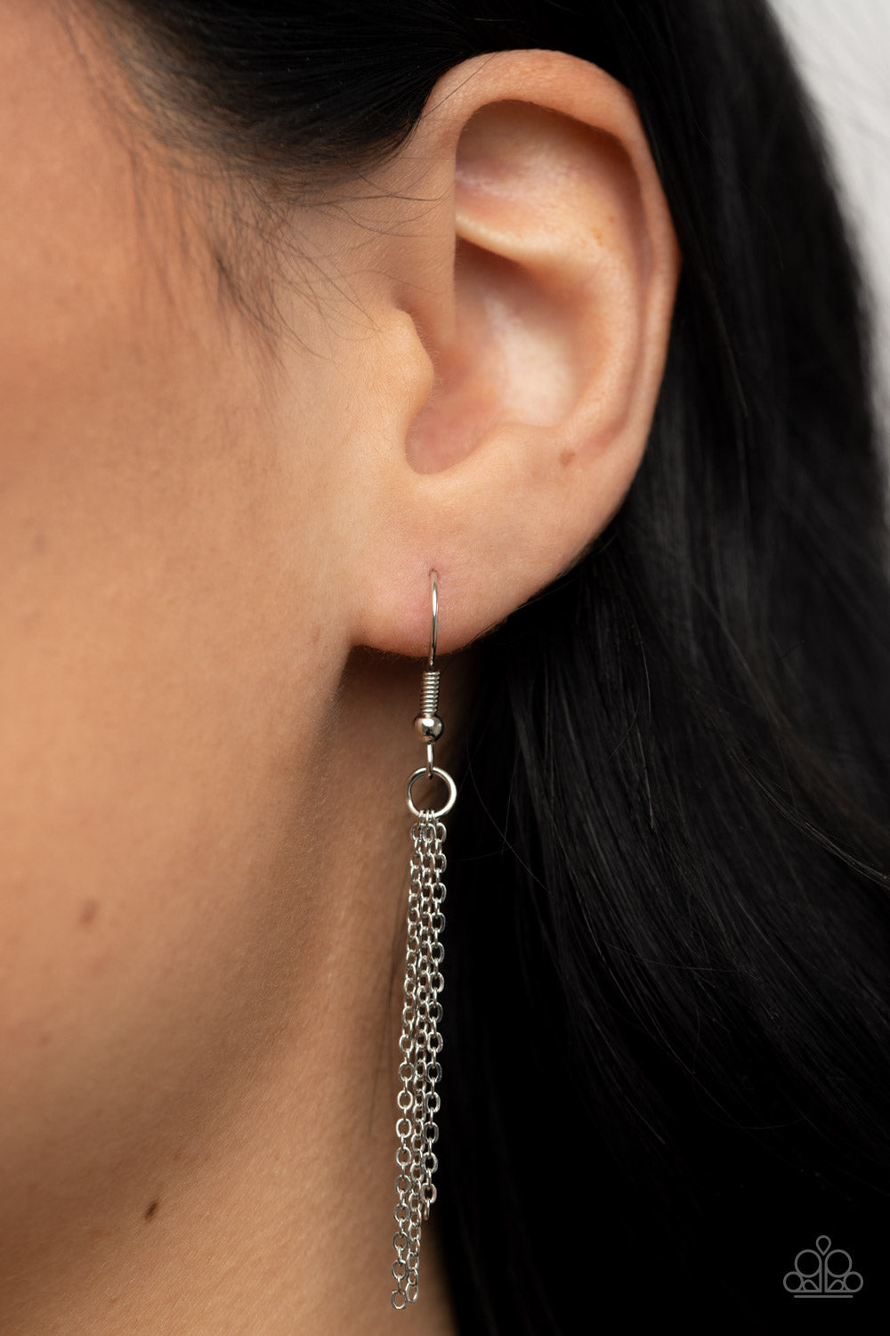 INTERSTELLAR ROYAL - GREEN MULTI OIL SPILL IRIDESCENT TEARDROP RHINESTONE NECKLACE