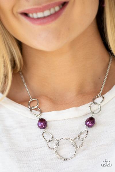 LEAD ROLE - PURPLE PEARLS NECKLACE
