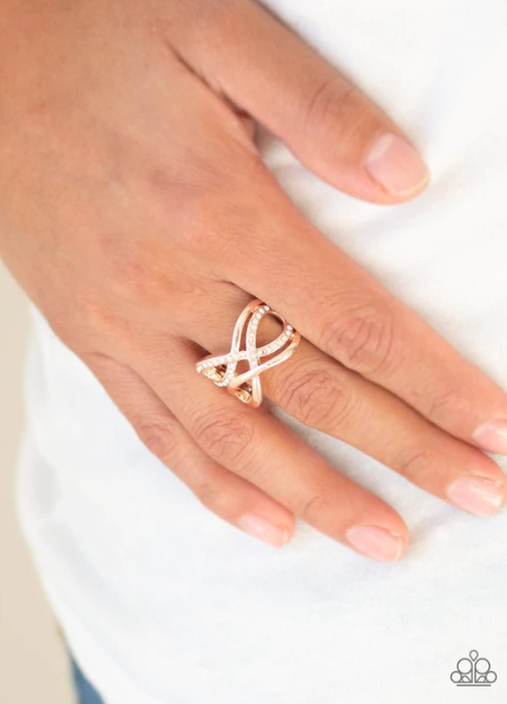 INFINITE ILLUMINATION - ROSE GOLD INFINITY RING