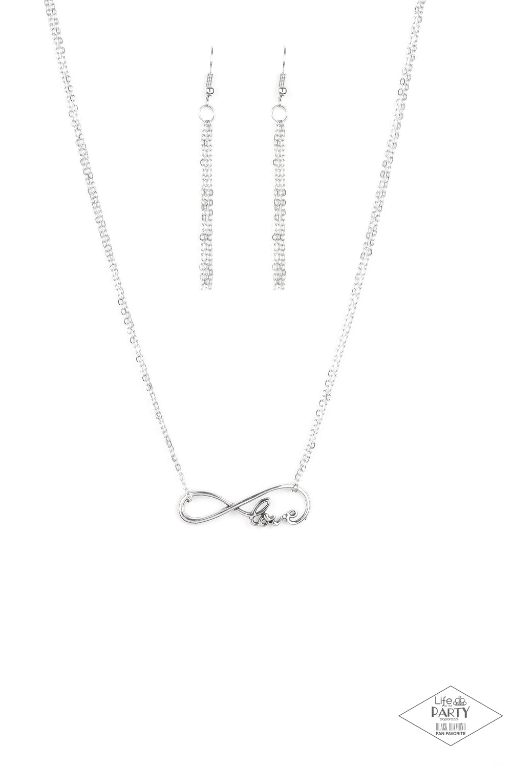 WE FOUND LOVE - SILVER INFINITY NECKLACE