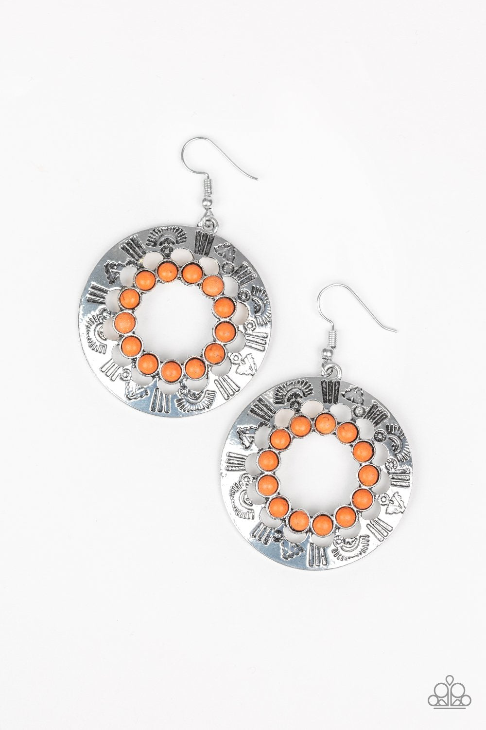 ORGANICALLY OMEGA - ORANGE EARRINGS