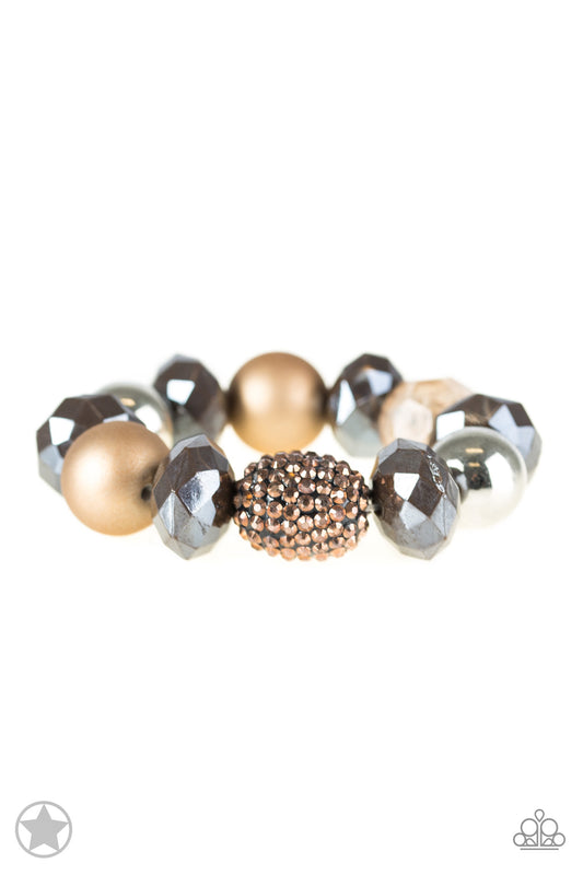 ALL COZIED UP - COPPER STRETCH BRACELET