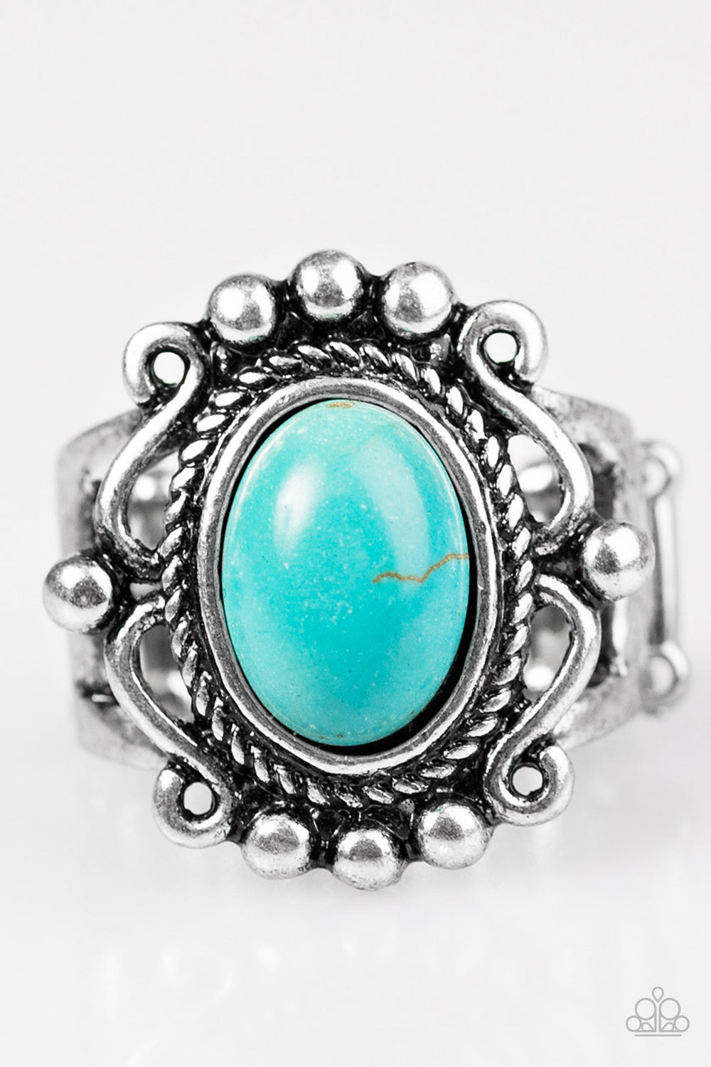 DREAMY DESERTS - BLUE OVAL TURQUOISE RING