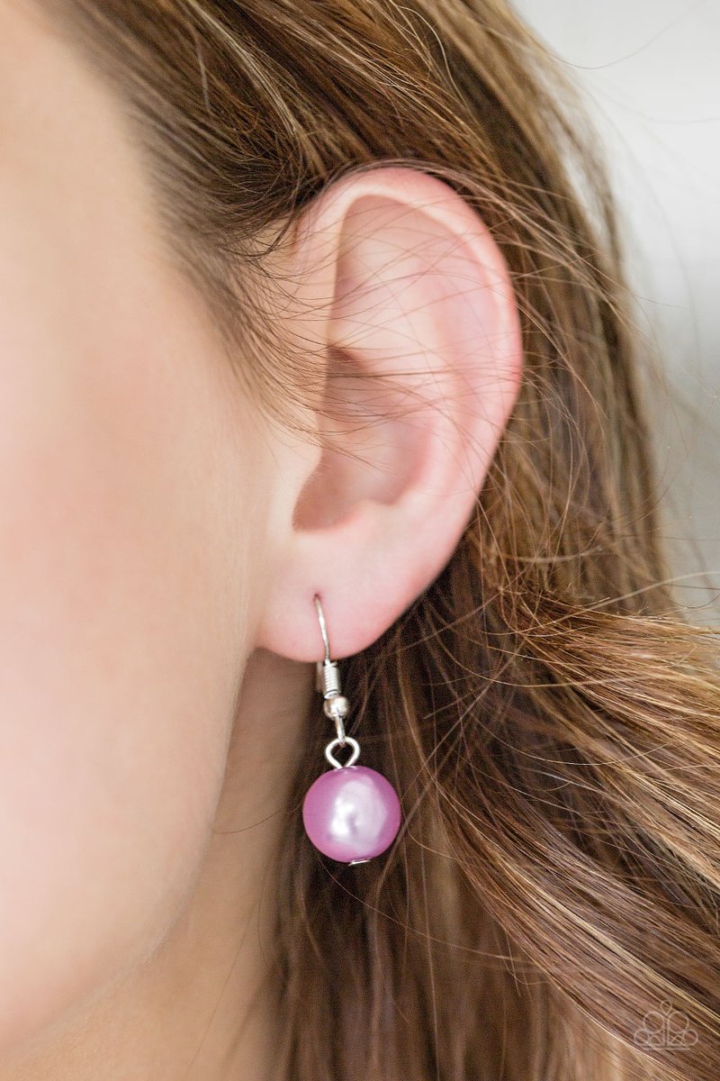 MAGNIFICENTLY MILAN - PURPLE PEARLS NECKLACE