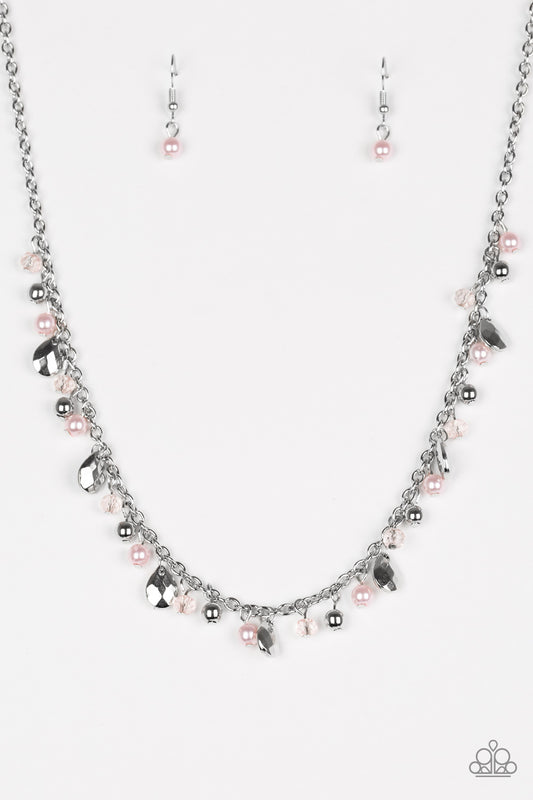 SPRING SOPHISTICATION - PINK PEARLS NECKLACE