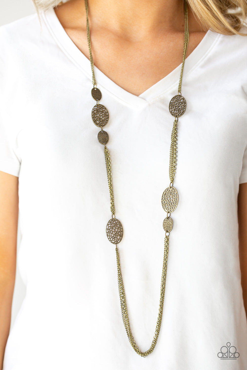 A FORCE OF NATURE - BRASS NECKLACE