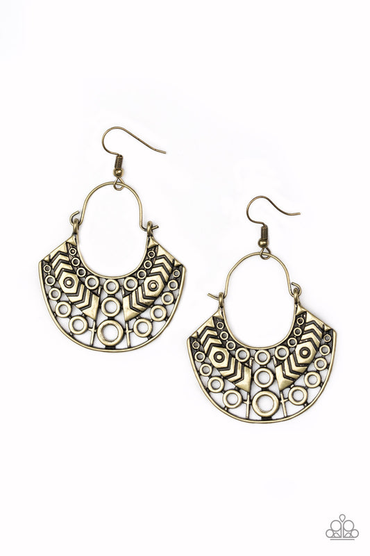 beesblingbash-indigenous-idol-brass-earrings-paparazzi-accessories