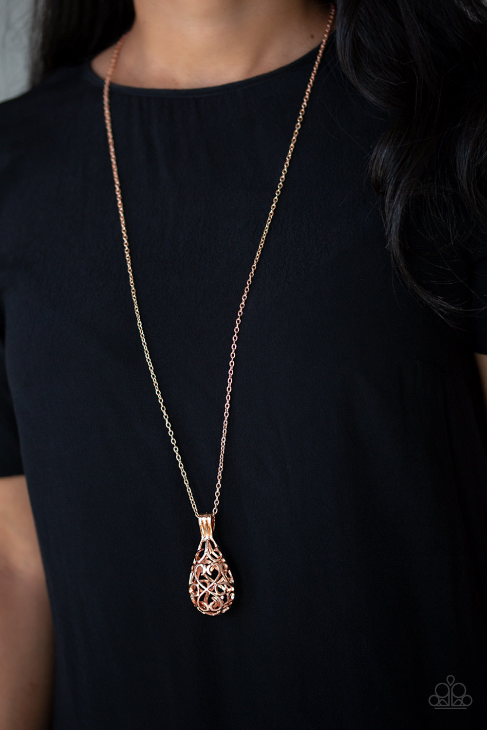 MAGIC POTIONS - ROSE GOLD 3D NECKLACE