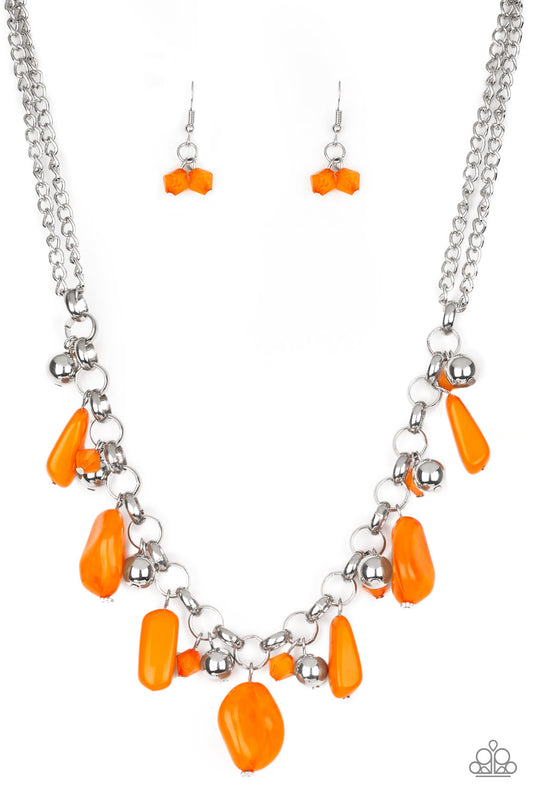 GRAND CANYON GROTTO - ORANGE NECKLACE