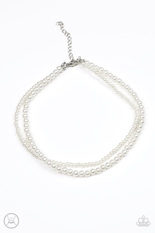 LADIES CHOICE - WHITE PEARL CHOCKER NECKLACE