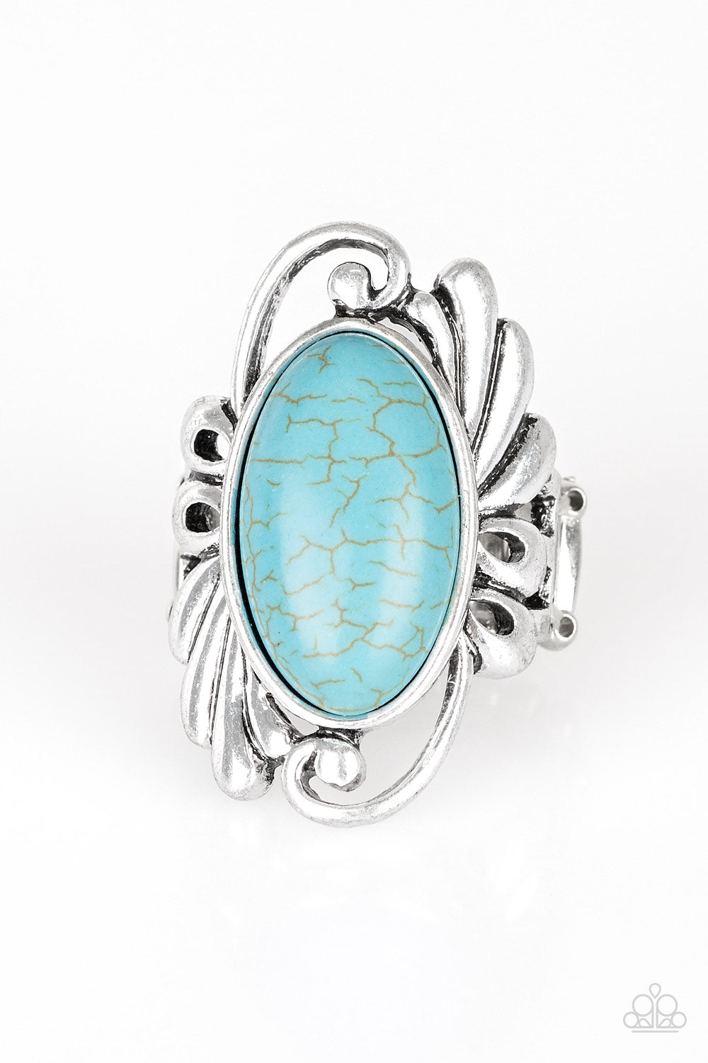 SEDONA SUNSET - BLUE OVAL TURQUOISE RING