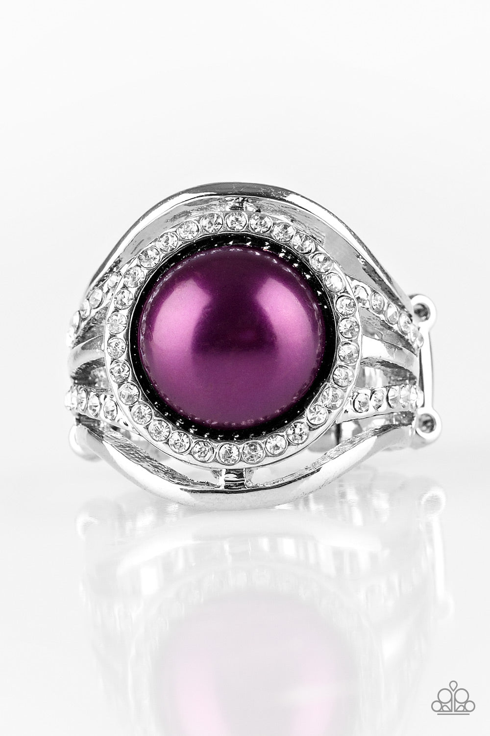 PAMPERED IN PEARLS - PURPLE PEARL RING