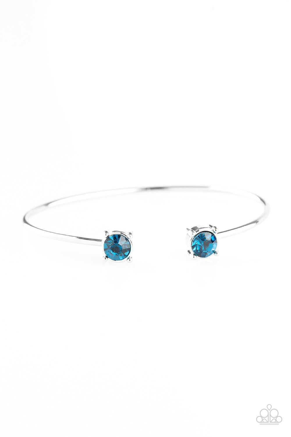 NEW TRADITIONS - BLUE TOPAZ RHINESTONES CUFF BRACELET