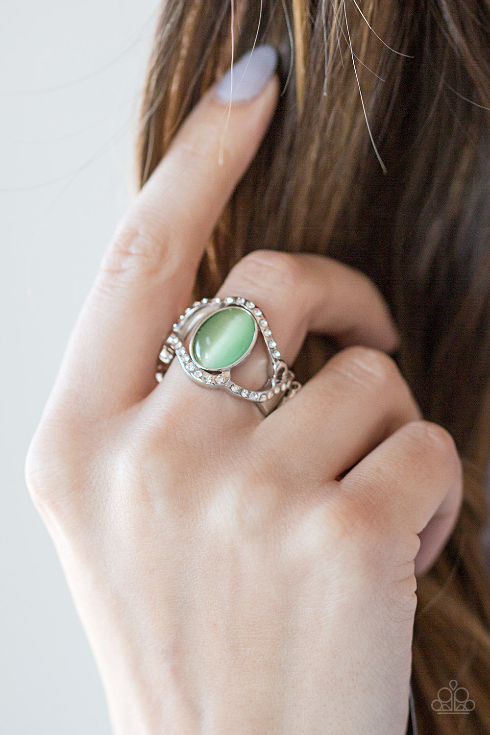 MOULIN MOON - GREEN MOONSTONE RING