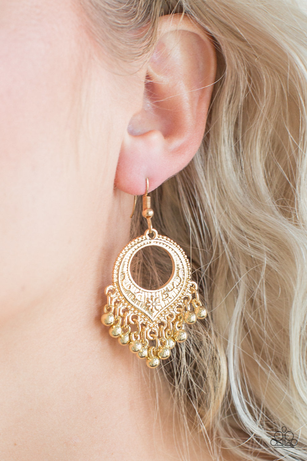 ON A WING AND A PRAIRIE - GOLD EARRINGS