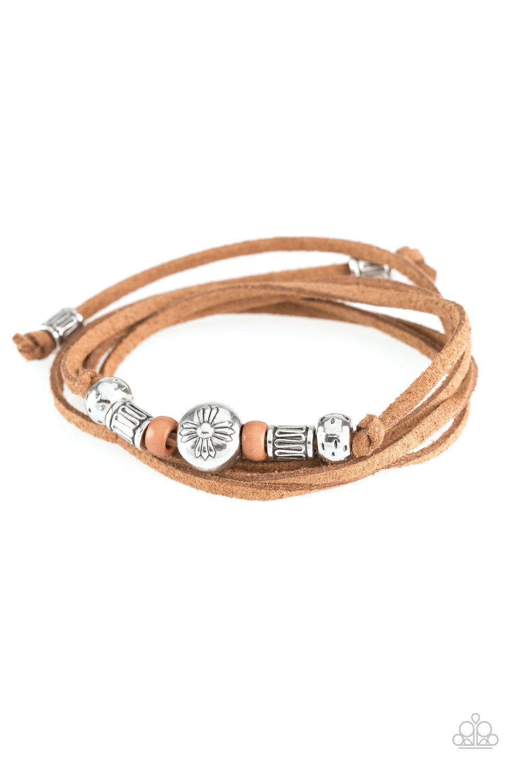 FIND YOUR WAY - BROWN LEATHER WRAP AROUND BRACELET