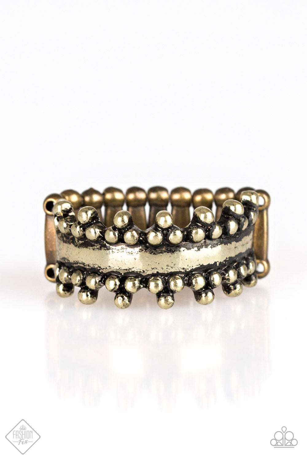 HEAVY METAL MUSE - BRASS FASHION FIX RING