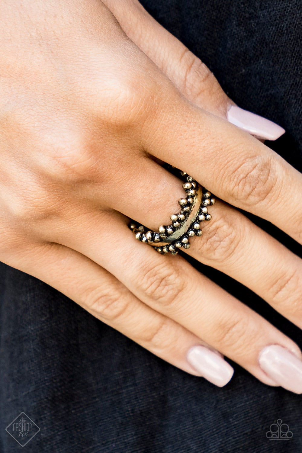 HEAVY METAL MUSE - BRASS FASHION FIX RING