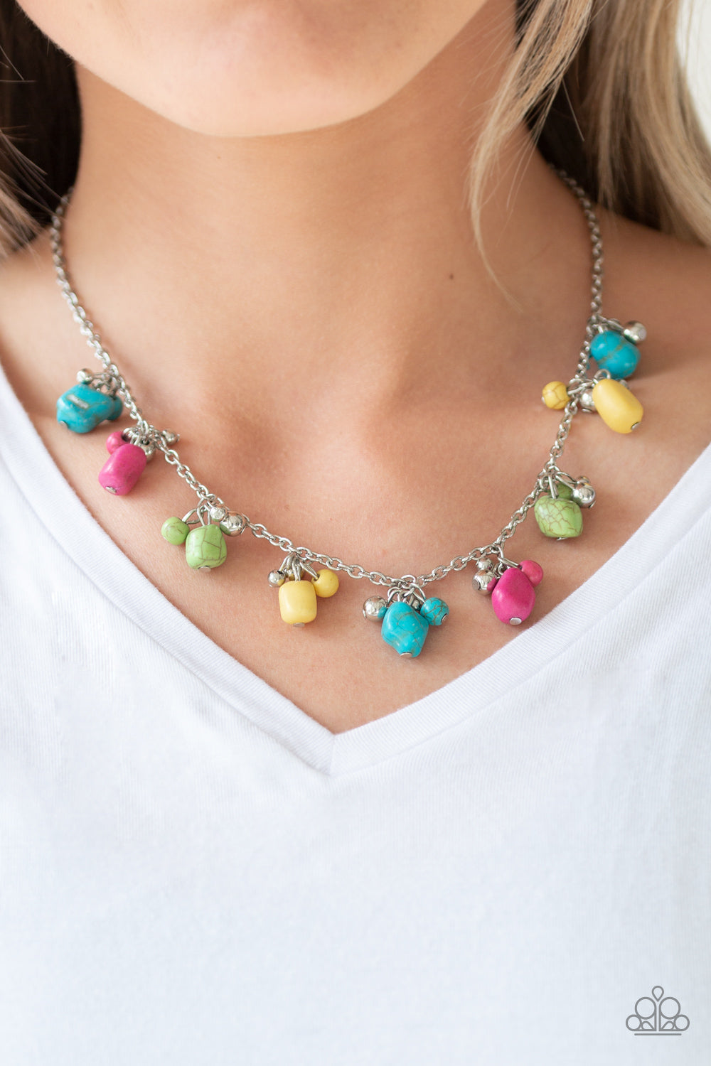 ROCKY MOUNTAIN MAGNIFICENCE - MULTI FRUITY PEBBLES NECKLACE