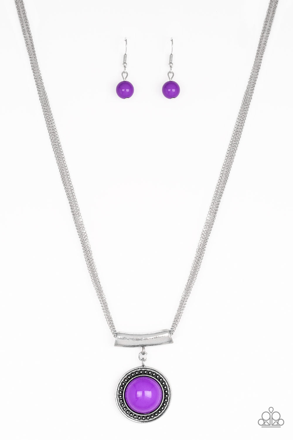 GYPSY GULF - PURPLE NECKLACE