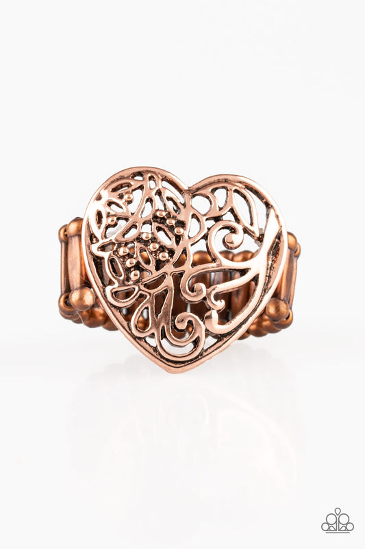 MEET YOUR MATCHMAKER - COPPER HEART RING