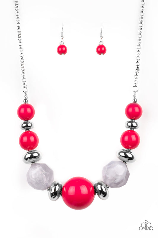 DAYTIME DRAMA - PINK NECKLACE