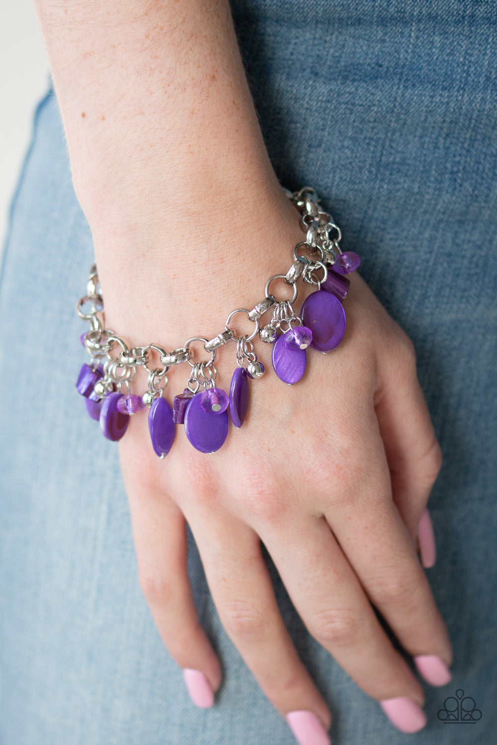 Paparazzi - Vacay Vogue - Purple Bracelet | Alies Bling Bar