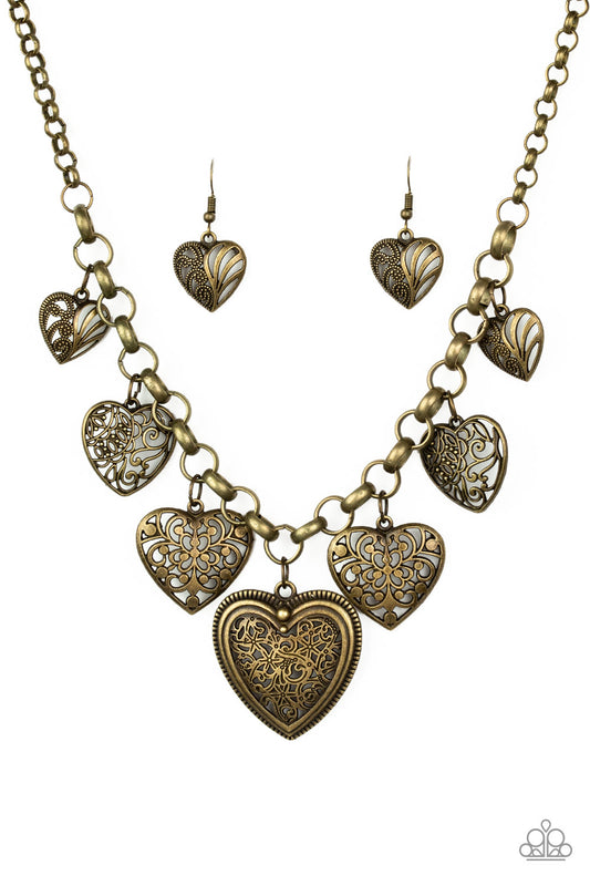 LOVE LOCKETS - BRASS