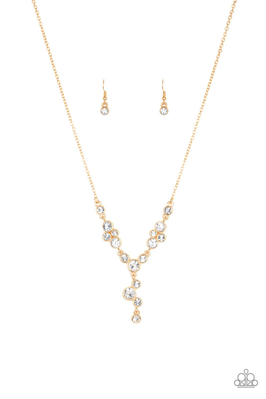 FIVE-STAR STARLET - GOLD Y NECKLACE